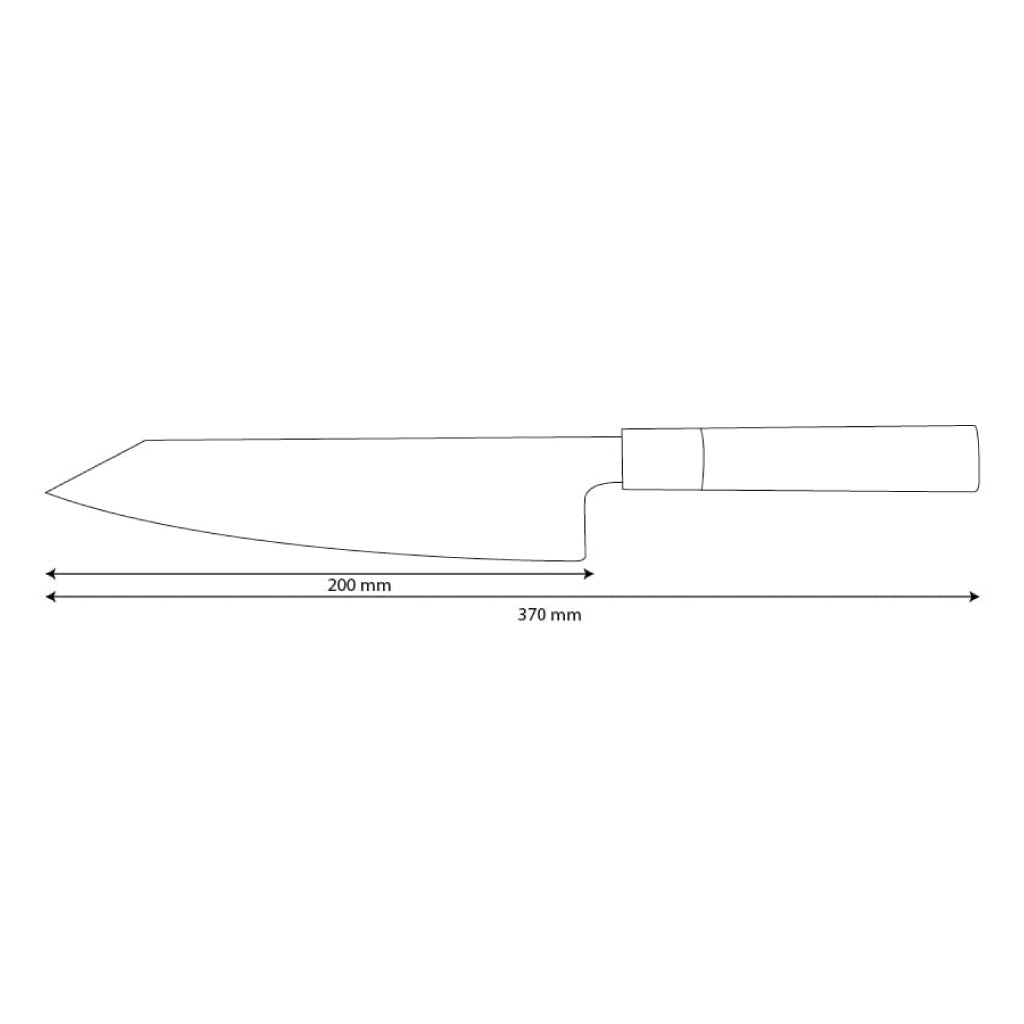Shinrai Knives - Takumi Kaza Damas Kiritsuke 20 cm