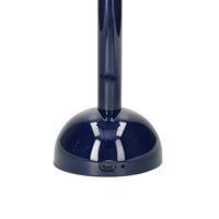 Lampe de table LED Addison Ross - Modèle Scallop - Bleu marine - 28 cm