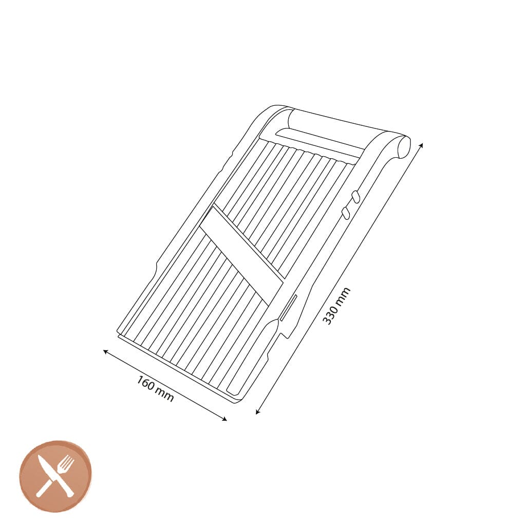 Mandoline japonaise Benriner Jumbo 12 cm à 1 lame