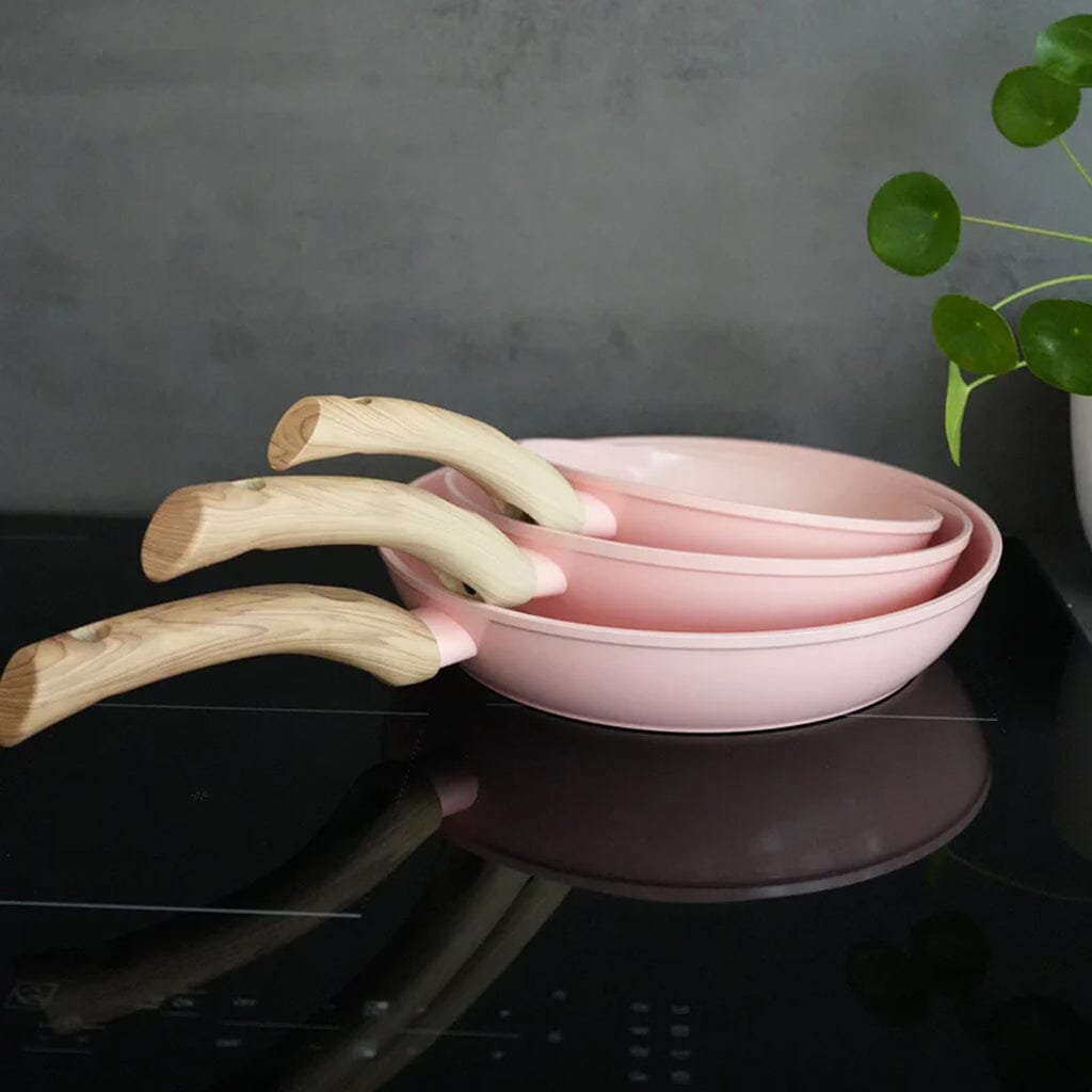 Ensemble de 3 poêles à frire Cook & Pan - Blush