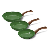 Ensemble de 3 poêles à frire Cook & Pan - Go Green