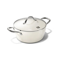Casserole Cook & Pan - Go Ivory 22 cm avec couvercle en verre