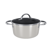 Cook & Pan - Cocotte Honey Go Ivory 20 cm avec couvercle en verre Cook & Pan