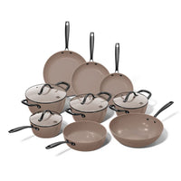 Cook & Pan - Ensemble de 9 pièces de cuisine Taupe of Mind Cook & Pan