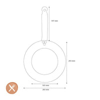 Poêle à frire minérale DeBuyer B 24 cm