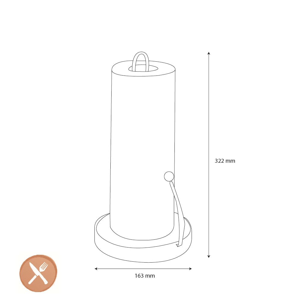 GEFU - Porte-rouleau de cuisine Porte-rouleau de cuisine GEFU