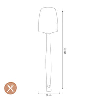 Le Creuset - Premium grote lepelspatel Bleu Riviera Spatel Le Creuset