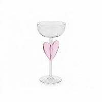 Lepelclub - Coupe Campagne - Cœur - Verres à Champagne Rosé LepelClub