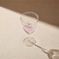 Lepelclub - Coupe Campagne - Cœur - Verres à Champagne Rosé LepelClub