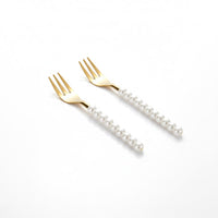 Lepelclub - Gebaksvorkjes - Parel - Set Van 2 LepelClub