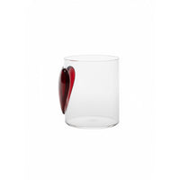 Lepelclub - Verre en forme de cœur - Verres à boire rouges LepelClub