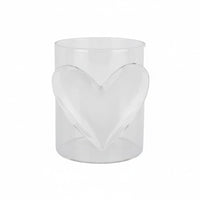 Lepelclub - Cœur en verre - Verres à boire transparents LepelClub