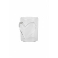 Lepelclub - Cœur en verre - Verres à boire transparents LepelClub