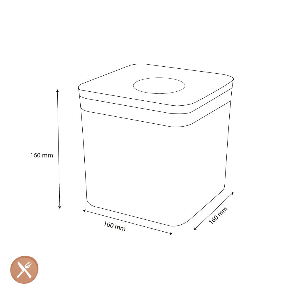 OXO - POP 2.0 Grand pot de conservation carré bas de 2,6 litres