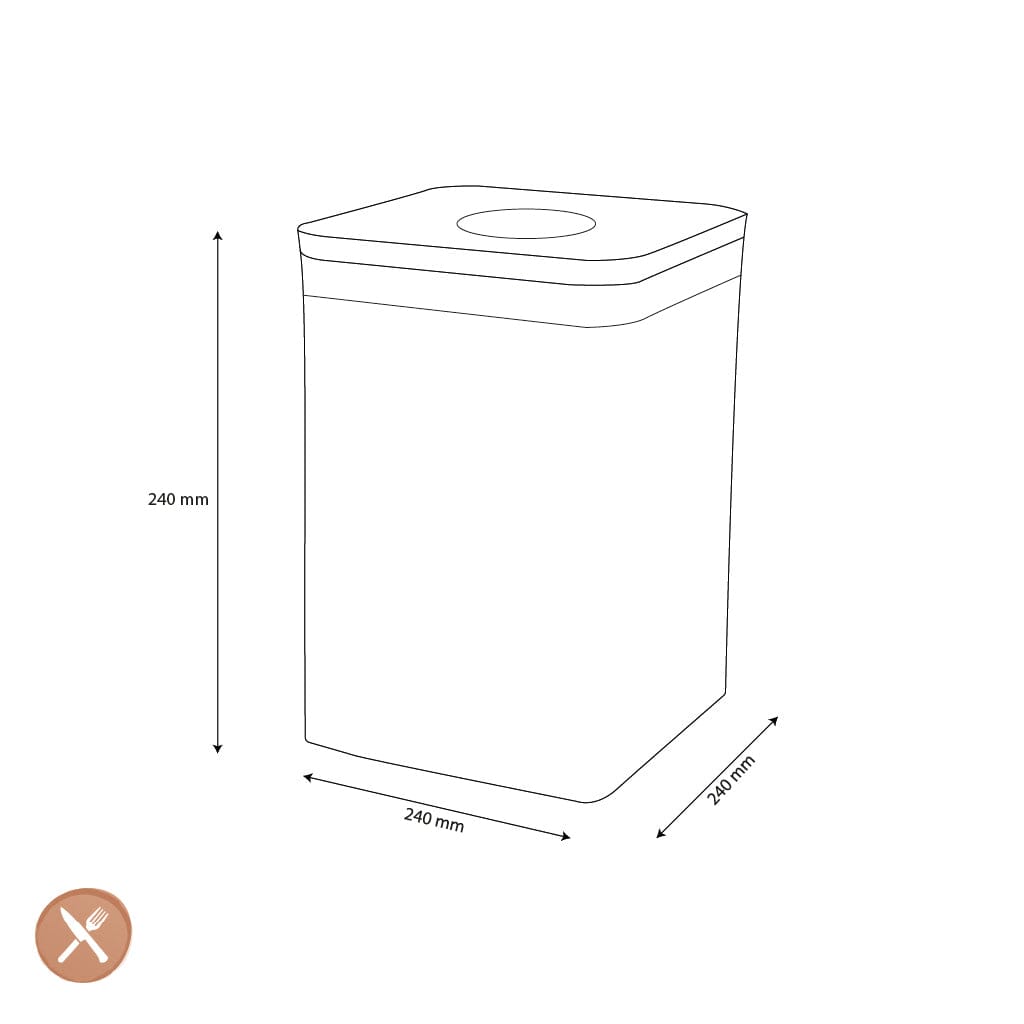 OXO - POP 2.0 Grand pot carré moyen, 4,2 litres