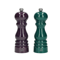 Peugeot - Paris Peper- en Zoutmolen set 18 cm Aubergine en Forest Groen Peper- en Zoutmolen set Peugeot