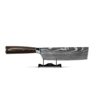 Couteaux Shinrai - Couteau Nakiri Damascus Print 18 cm Nakirimes Shinrai Knives