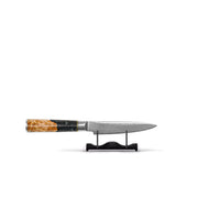 Couteaux Shinrai - Coffret de 6 couteaux en époxy onyx + bloc à couteaux - Coffret de couteaux rotatifs avec bloc - Couteaux Shinrai