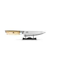 Couteaux Shinrai - Coffret de 5 couteaux Hikari Damascus + Bloc à couteaux double face Cito