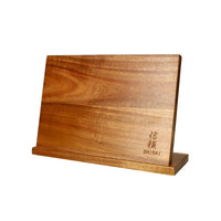 Couteaux Shinrai - Coffret de 5 couteaux Hikari Damas + Bloc à couteaux simple face