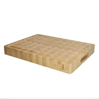Planche à découper de luxe en bambou massif Shinrai Knives (bois de bout) - Pack planche à découper en bambou Shinrai Knives