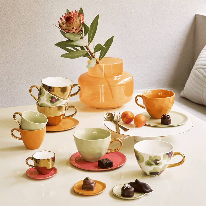 Culture de la nature en ville - Bonjour - Assiette - Caramel - Ø9 cm Culture de la nature en ville