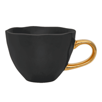 Culture de la nature en milieu urbain - Bonjour - Mug cappuccino - Culture de la nature en milieu urbain noir