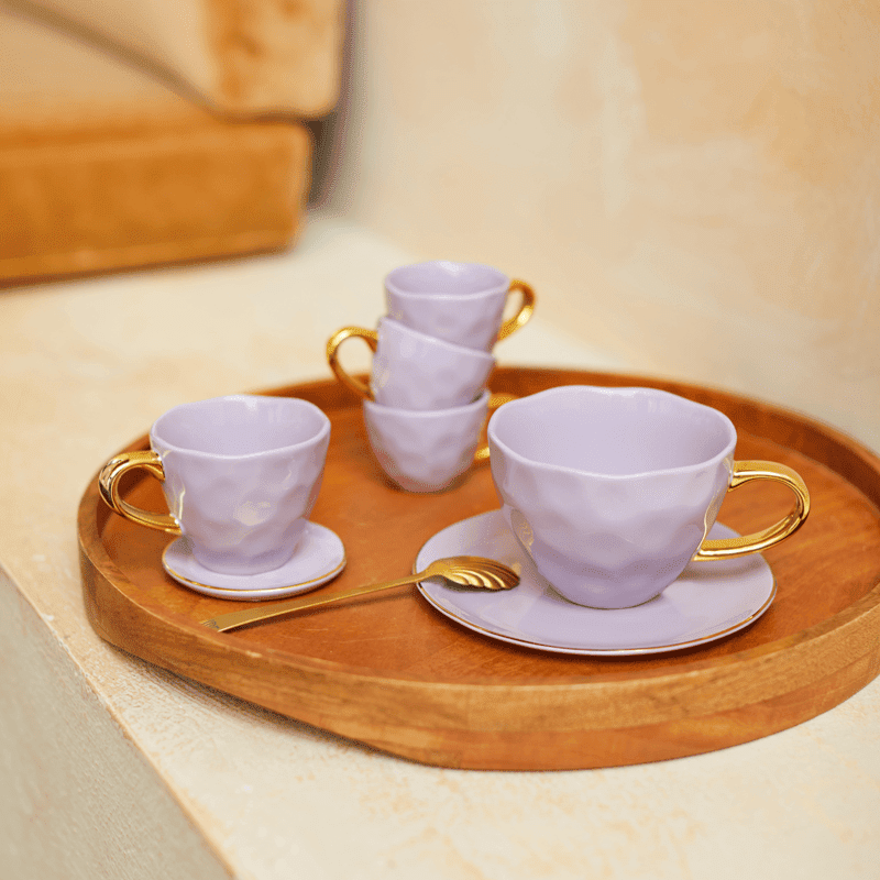 Culture de la nature en ville - Bonjour - Mug cappuccino - Lilas Culture de la nature en ville