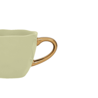 Culture de la nature en ville - Bonjour - Tasse à expresso - Culture de la nature en ville vert pâle