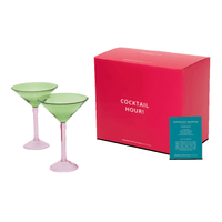 Culture de la nature urbaine - Verres à cocktail Martini - Lot de 2