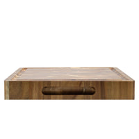 Planche à découper de luxe en bois d'acacia clair - 41 x 30 x 4,5 cm Shinrai Japon