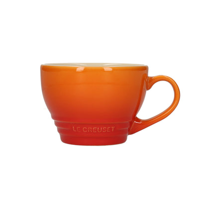 LeCreuset - Grande Tasse à Cappuccino Orange Rouge 0,4l