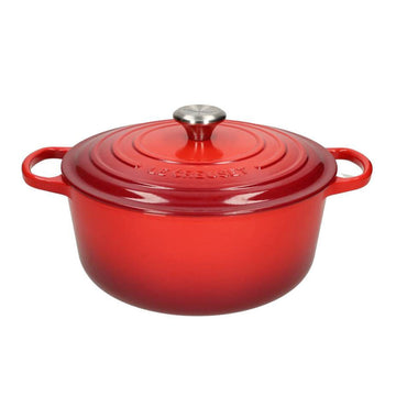 LeCreuset - Rôti- / Faitout Signature rond Rouge cerise 28cm 6,7l