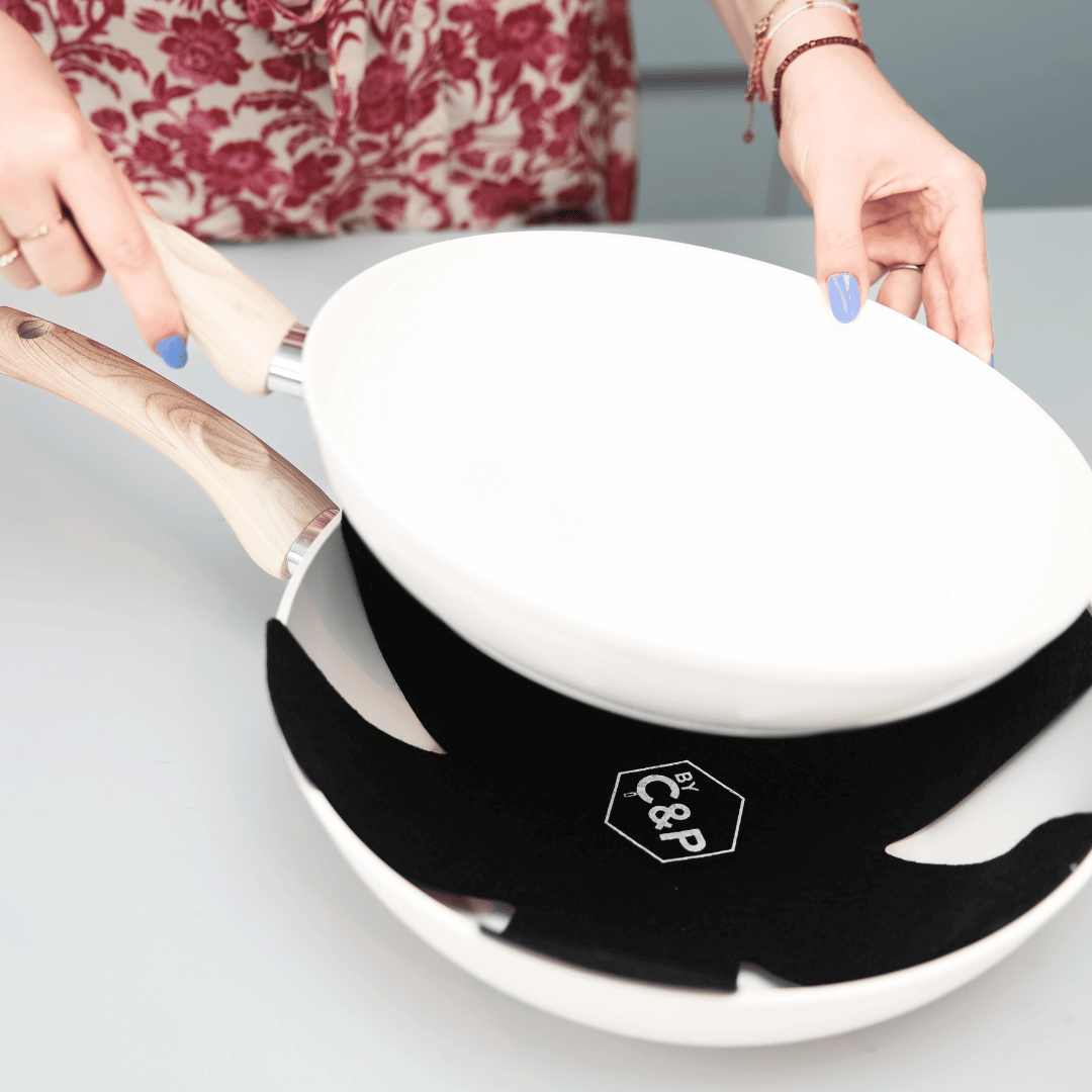 Cook & Pan pannenbeschermer polyester vilt detail
