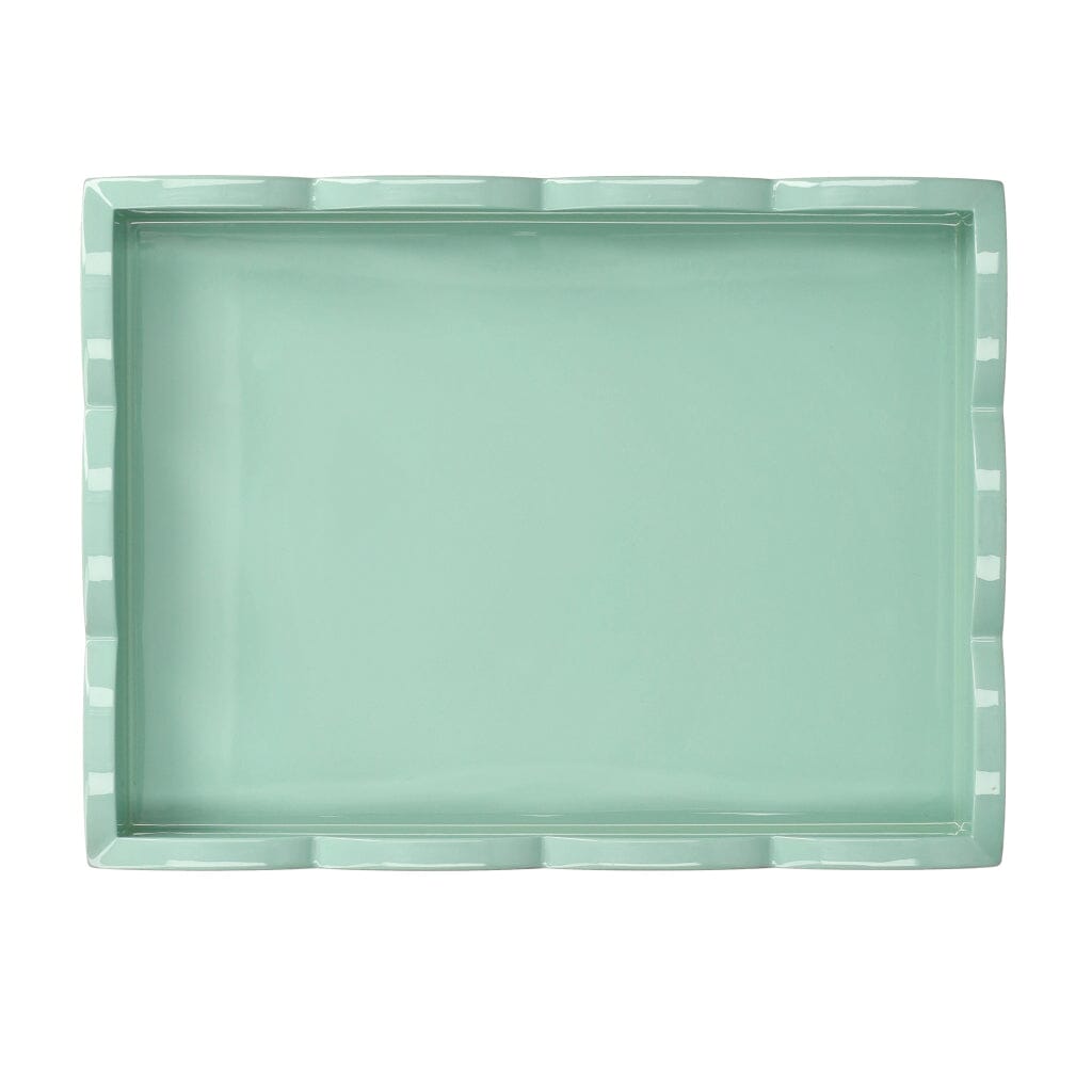 Addison Ross - Dienblad Scalloped - Cherry/Eau de Nill - 28x20 cm Dienblad Addison Ross 
