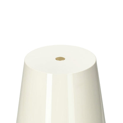 Lampe de table LED Addison Ross - Modèle festonné - Blanche - 28 cm