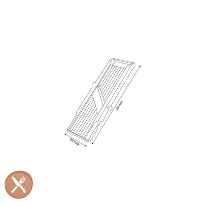 Benriner - Japanse Mandoline 6,4 cm met 3 messen Mandoline Benriner 