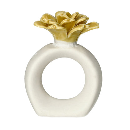 BYON - Rond de serviette Nénuphar - Ronds de serviette jaunes BYON