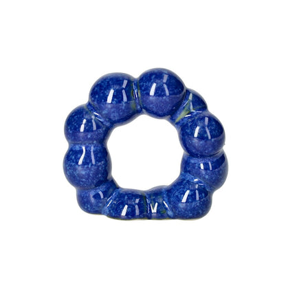 BYON - Ronds de serviette portion - Bleus - Lot de 4