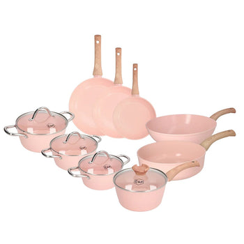 Cook &amp; Pan - Ensemble de 9 pièces de cuisine Blush Cook &amp; Pan