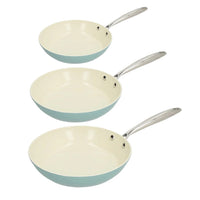 Ensemble de 3 poêles à frire Cook &amp; Pan - Go Blue