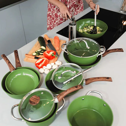 Ensemble de 3 poêles à frire Cook &amp; Pan - Go Green