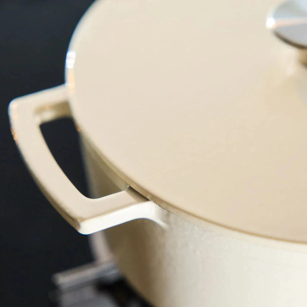 Cook & Pan - Go Ivory Gietijzeren Braadpan 28 cm - 6.5 liter Braadpan Cook & Pan 