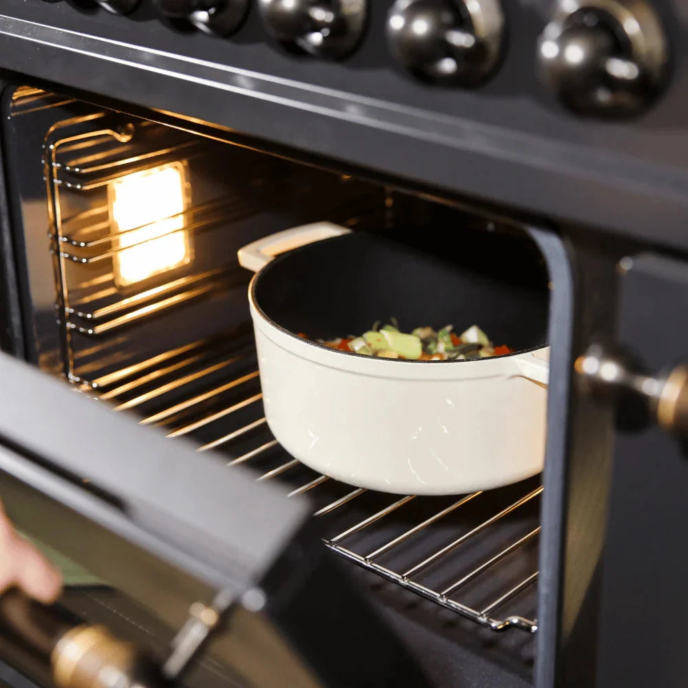 Cook & Pan - Go Ivory Gietijzeren Braadpan 28 cm - 6.5 liter Braadpan Cook & Pan 