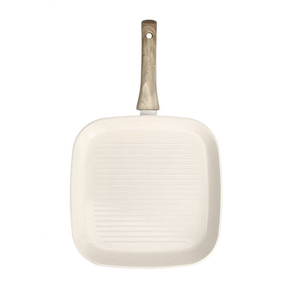 Poêle à griller Cook &amp; Pan - Go Ivory 28 cm