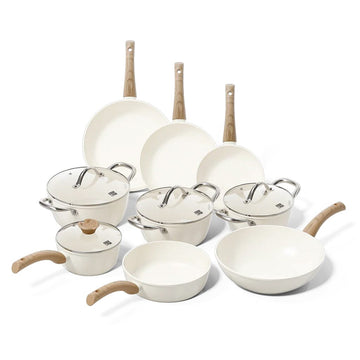 Ensemble de 9 poêles Cook &amp; Pan - Go Ivory