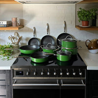 Cook &amp; Pan - Casserole Honey Go Green 22 cm avec couvercle en verre Cook &amp; Pan