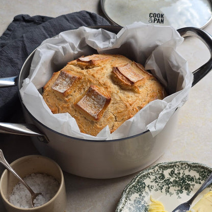 Cook &amp; Pan - Ensemble de 7 pièces de batterie de cuisine Honey Go Ivory Cook &amp; Pan