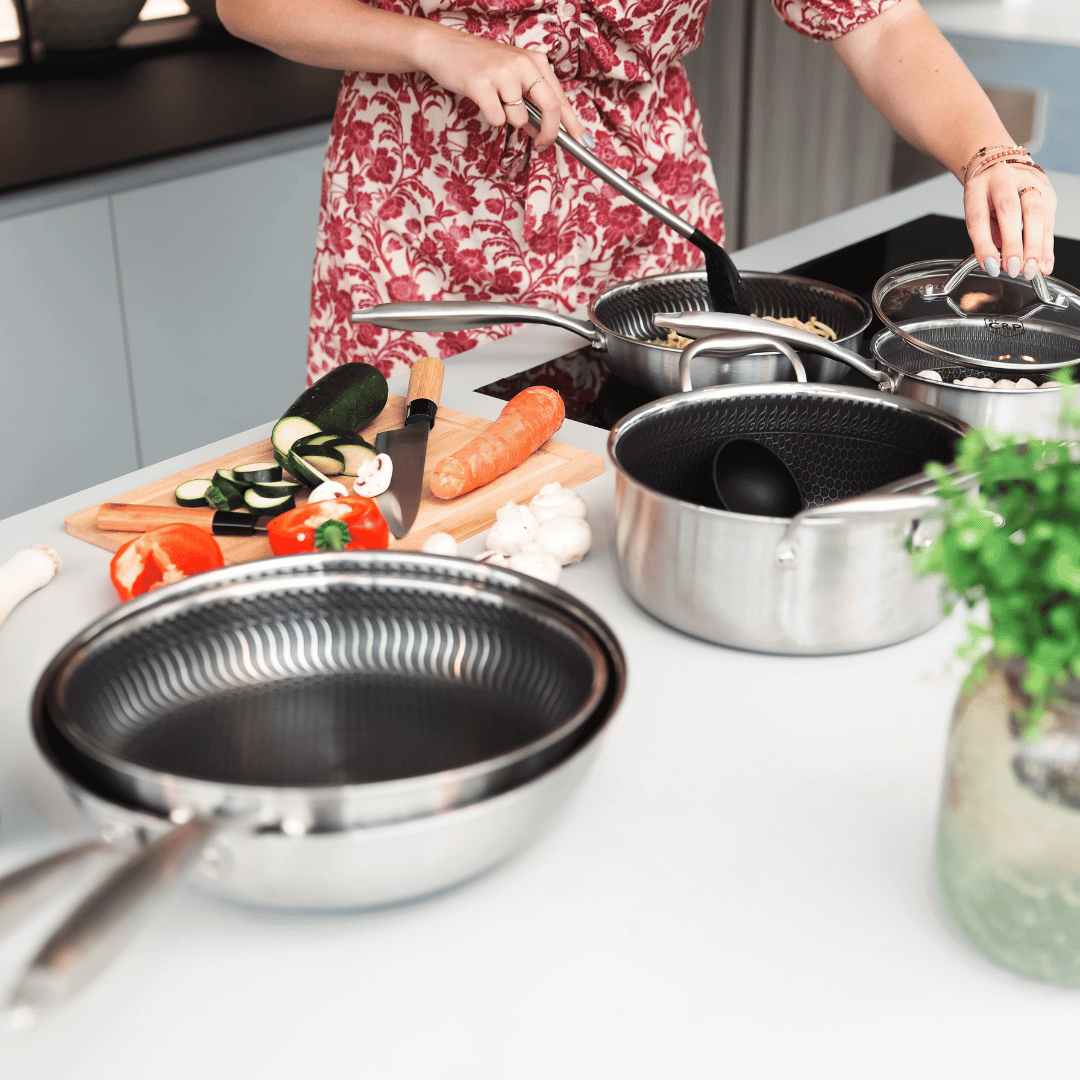 Ensemble de poêles à frire Cook &amp; Pan - Miel