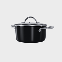 Cook &amp; Pan - Cocotte Honey Signature 22 cm avec couvercle en verre Cook &amp; Pan